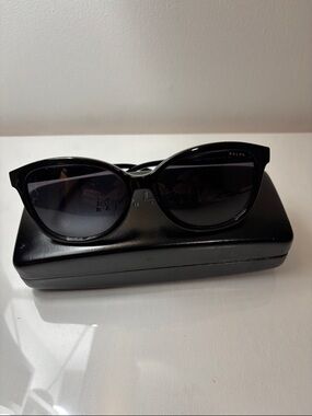 Ralph Lauren Oversized Black Cat-Eye Sunglasses